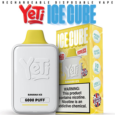 Yeti Ice Cube 6000 puff | 2 & 5% Nic Salt