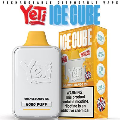 Yeti Ice Cube 6000 puff | 2 & 5% Nic Salt