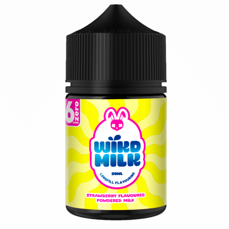 Wikd Milk 6Zero Flavour Shots | Salt/MTL|  Long Fill | 30ml in 60ml Bottle