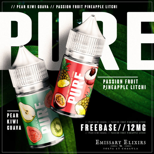 Pure Green - Pear Kiwi Guava | MTL | 12mg | 30ml