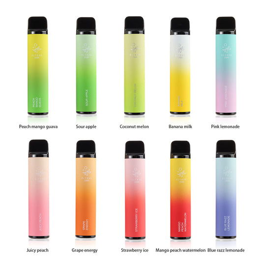 Elf Bar - 2500 Puffs Disposable Vape Pod Device 1400mAh | 5% Nic Salt