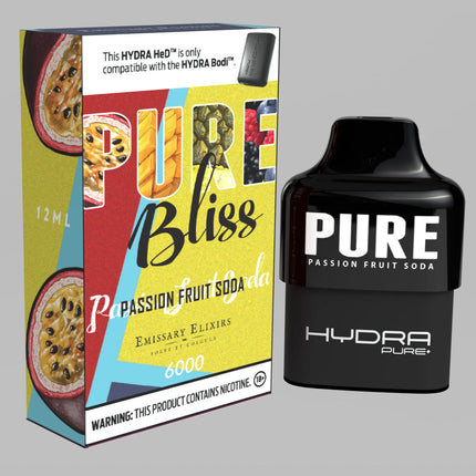 Emissary HYDRA HeDs | Disposable 6000 Puffs | 2.5% & 5% Nic Salts (Free Battery while stock last)