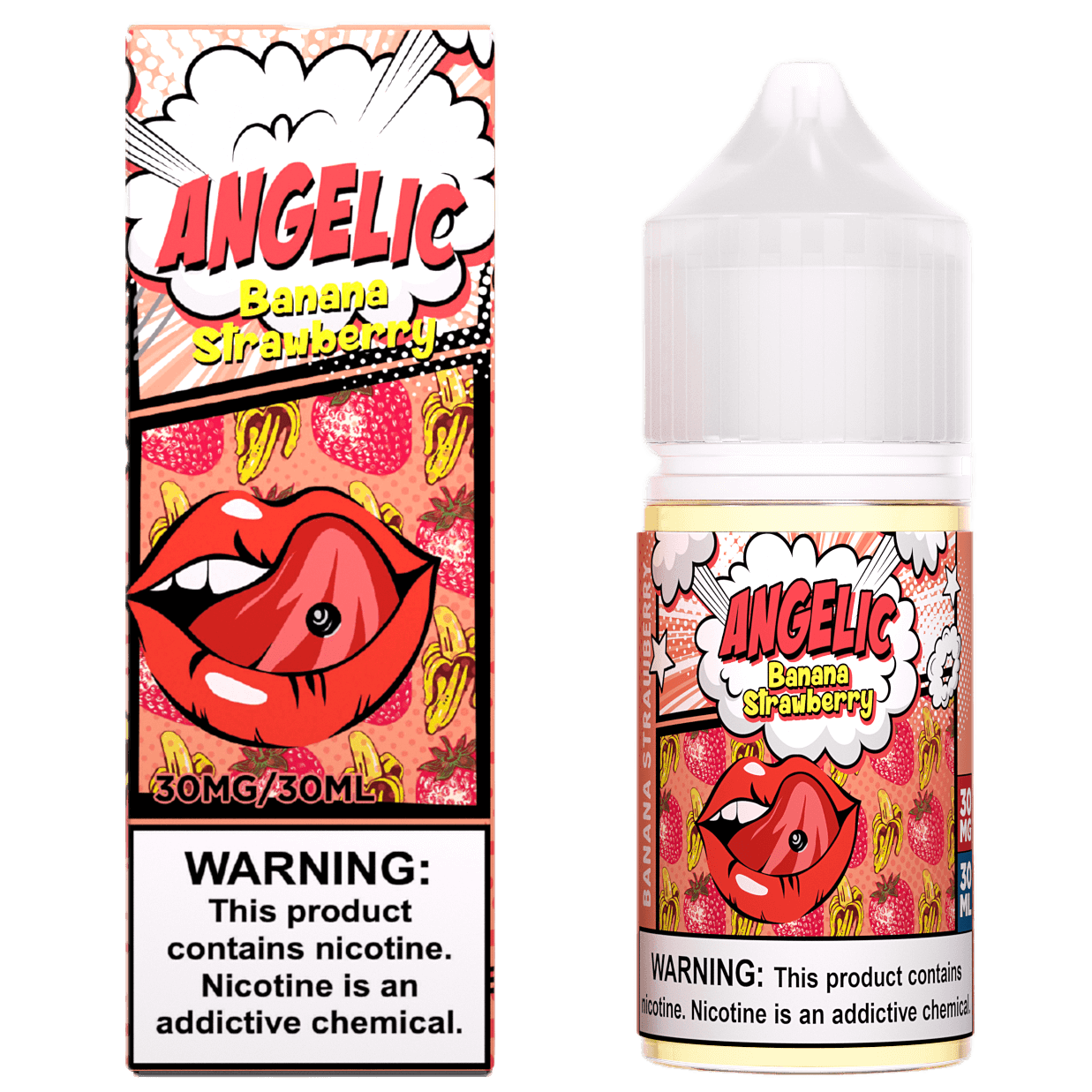 Angelic - Banana Strawberry | Nic Salts | 30mg | 30ml