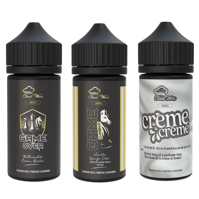 Cloudworx Flavour Shots | Longfills | 30ml in 120ml Bottle
