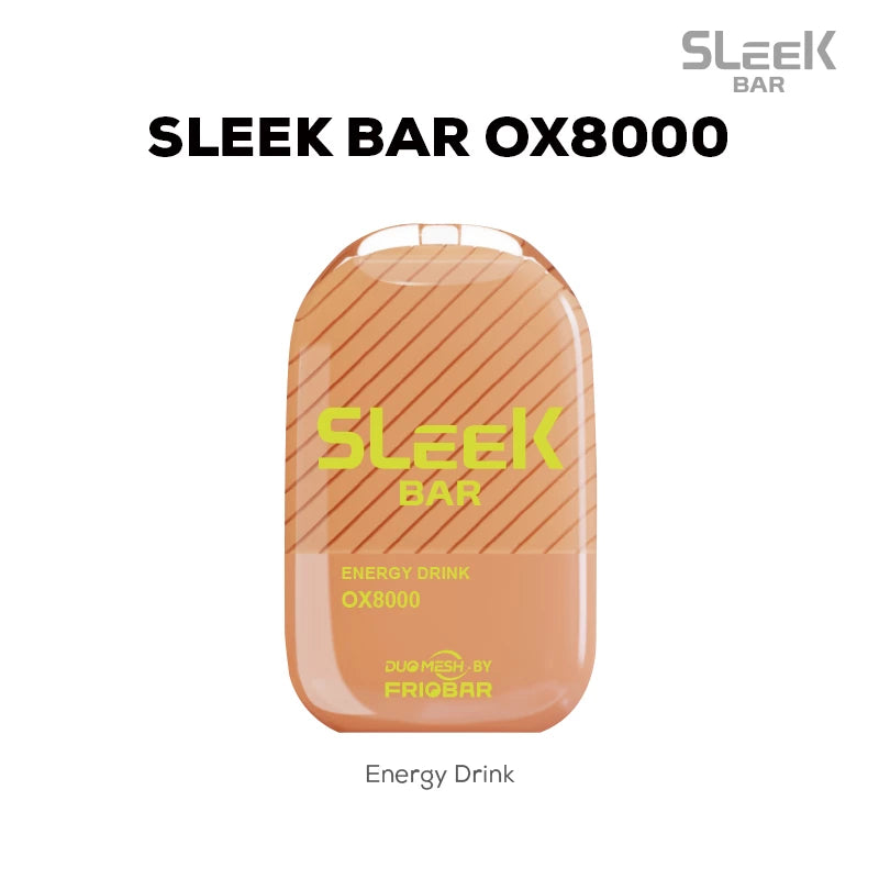 SLEEK BAR OX 8000 Puffs Disposable | 5% Nic Salt