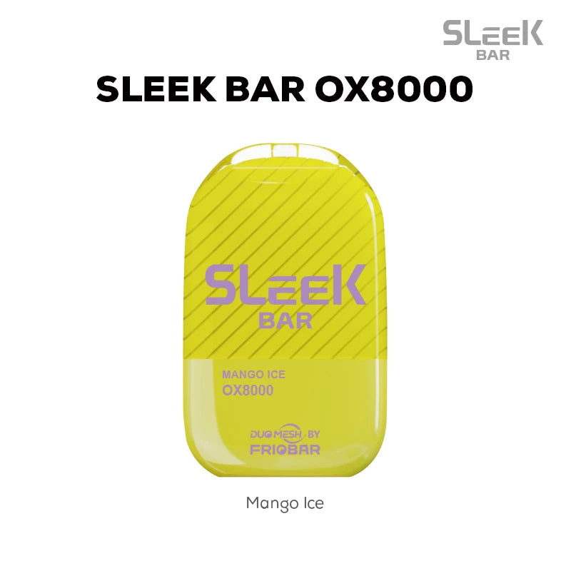 SLEEK BAR OX 8000 Puffs Disposable | 5% Nic Salt