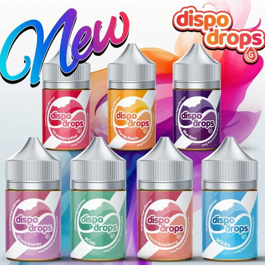 Dispo Drops Salt/MTL Flavour Shot | Long Fill | 60ml