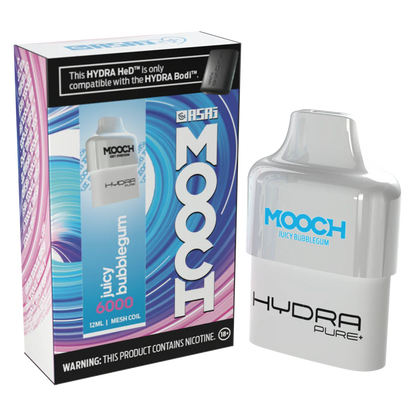 MOOCH HYDRA HeDs | Disposable 6000 Puffs | 2% & 5% Nic Salts (Without Battery Pack)