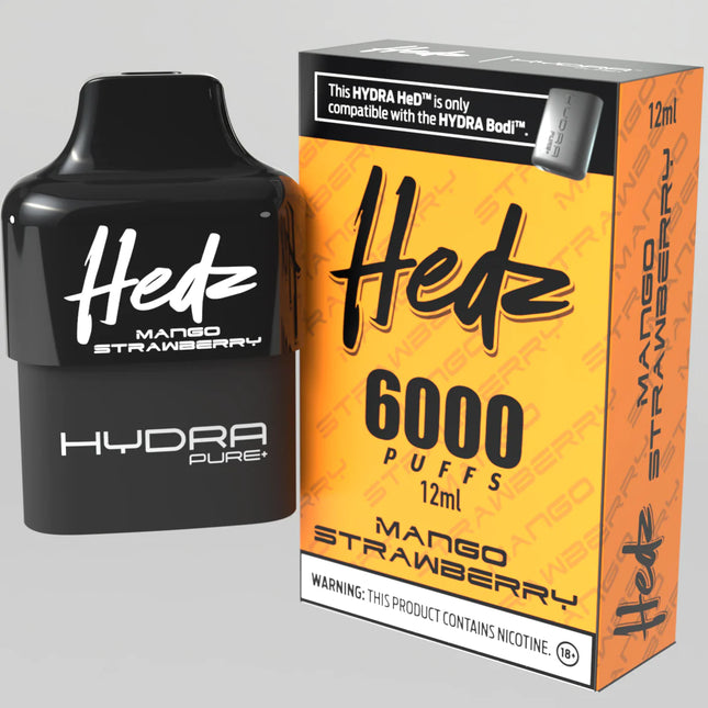 HEDZ HYDRA HeDs | Disposable 6000 Puffs | 5% Nic Salts (Free Battery while stock last)