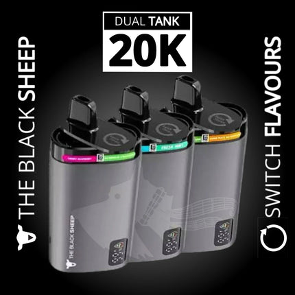 The Black Sheep 20k Puffs - Dual Switch Disposable | 5% Nic Salt