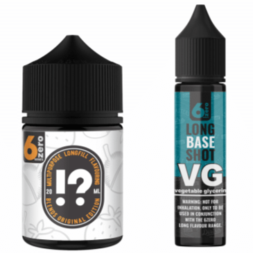 6Zero BLENDS ORIGINAL COMBO | Nic Salt / MTL | Long Fill | 60ml Combo (No Nicotine)