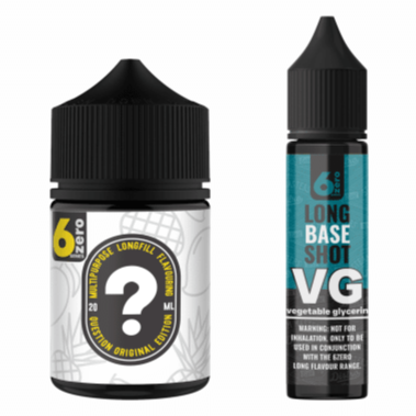 6Zero QUESTION ORIGINALCOMBO | Nic Salt / MTL | Long Fill | 60ml Combo (No Nicotine)