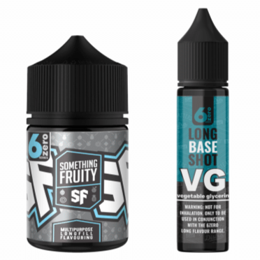 6Zero SOMETHING FRUITY COMBO | Nic Salt / MTL | Long Fill | 60ml Combo (No Nicotine)