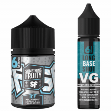 6Zero SOMETHING FRUITY ICE COMBO | Nic Salt / MTL | Long Fill | 60ml Combo (No Nicotine)