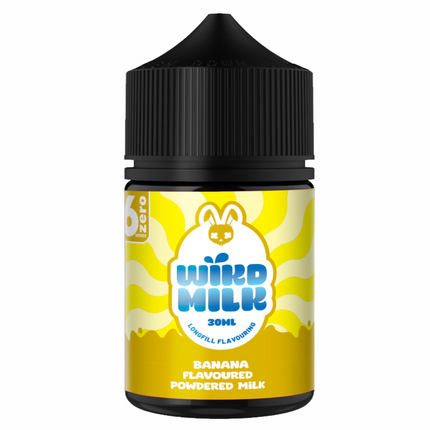 Wikd Milk 6Zero Flavour Shots | Salt/MTL|  Long Fill | 30ml in 60ml Bottle