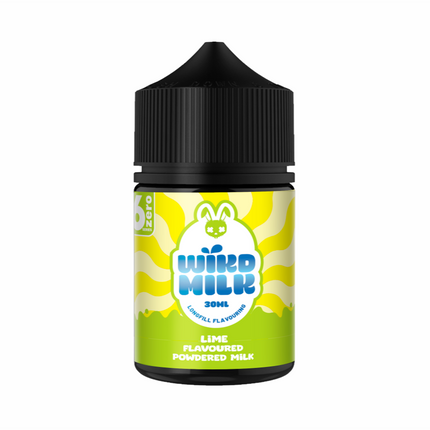 Wikd Milk 6Zero Flavour Shots | Salt/MTL|  Long Fill | 30ml in 60ml Bottle