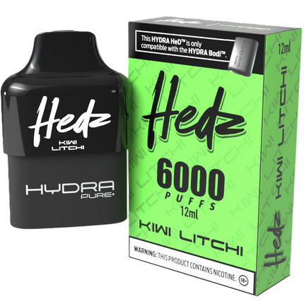 HEDZ HYDRA HeDs | Disposable 6000 Puffs | 5% Nic Salts (Free Battery while stock last)