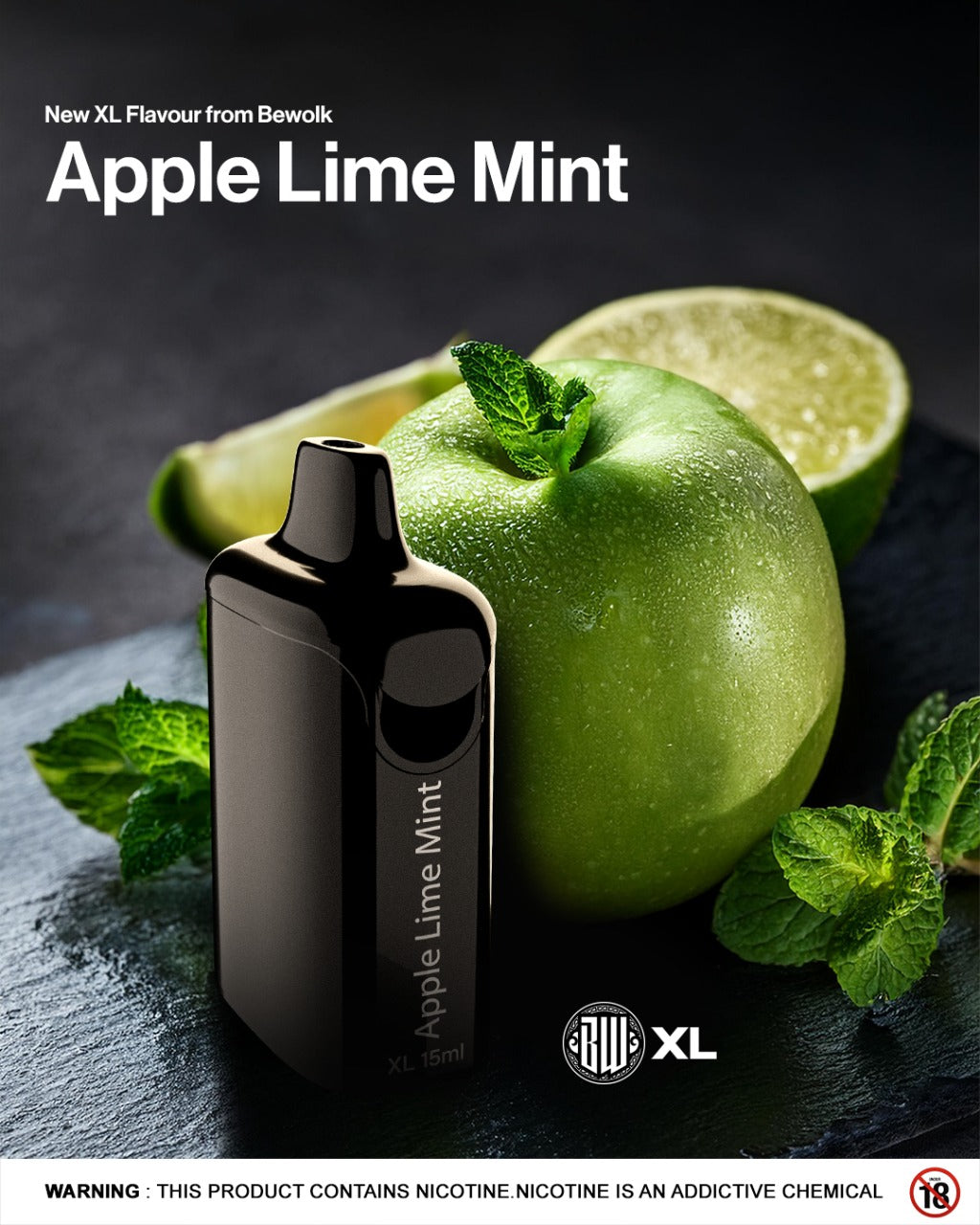 Bewolk XL - Flavour Pods | Disposable 15ml | 2% & 5% Nic Salts (Without Battery Pack)