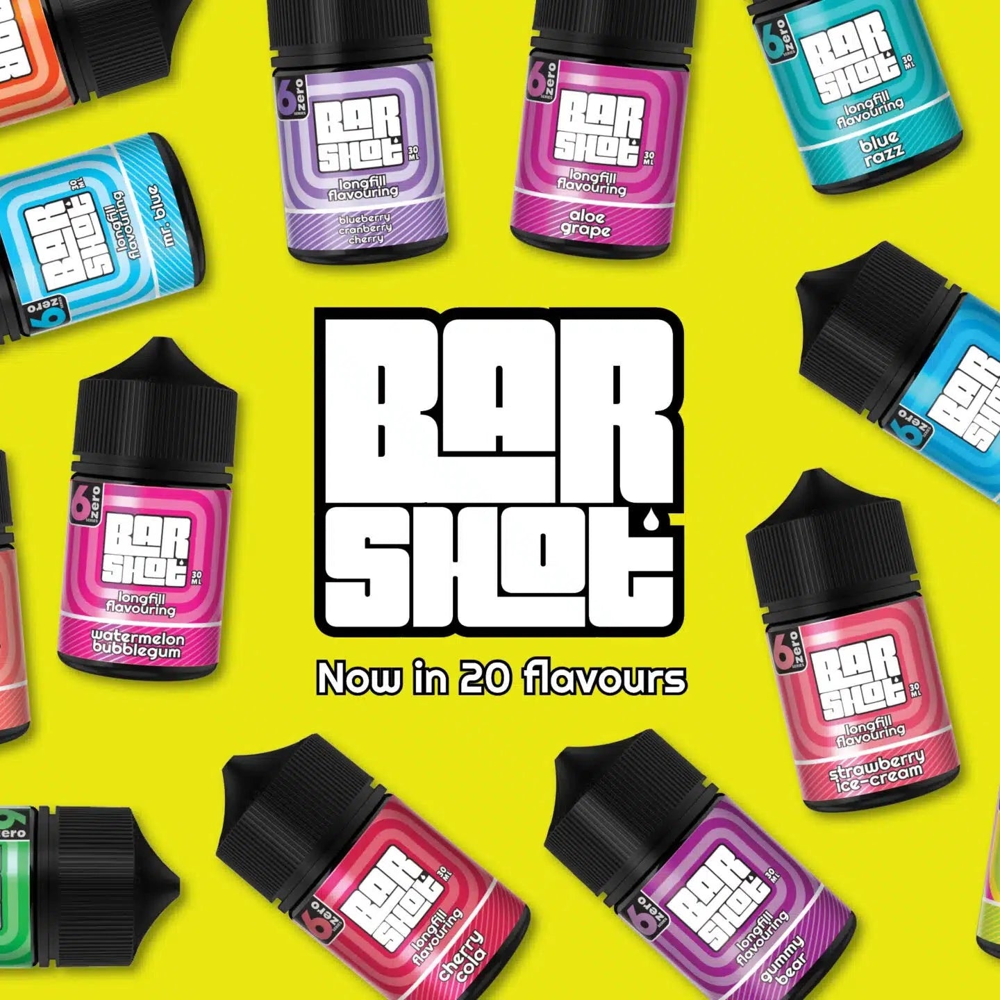 BAR Nic Salt/MTL Longfill Vape Juice Flavour Shots | 60ml The Vape Studio BAR Nic Salt/MTL Longfill Vape Juice Flavour Shots | 60ml The Vape Studio