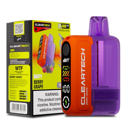 Nasty CLEARTECH 38000 Puff Disposable | 5% Nic Salt
