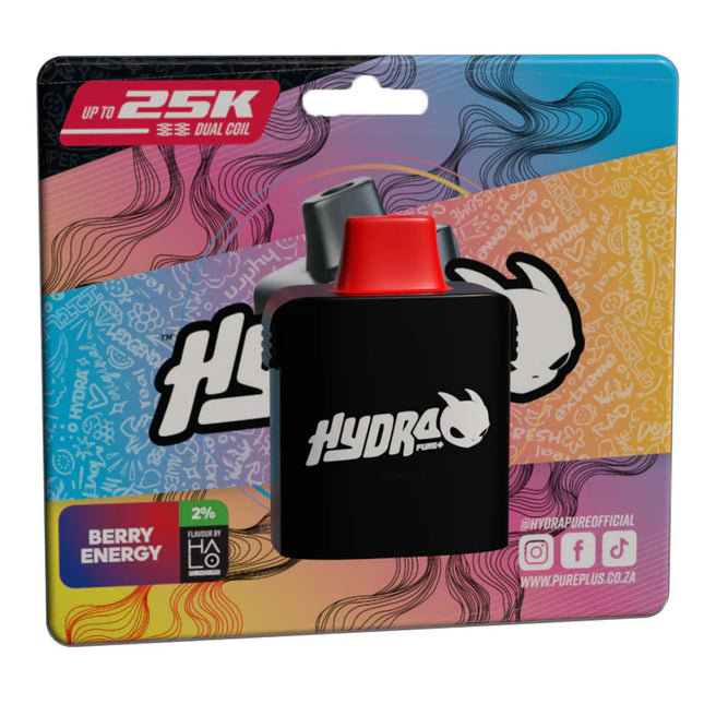 Hydra | Pro 25K puff | Flavour Pod Replacement 2% & 5% Nic Salts