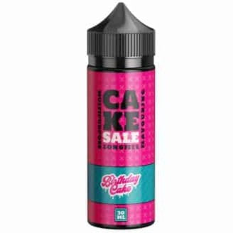 Cake Sale Flavour Shots | Long fill | 30ml in 120ml Bottle