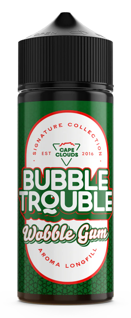 Bubble Trouble Flavour Shots | Cape Clouds | Long Fills | 30ml in a 120ml Bottle