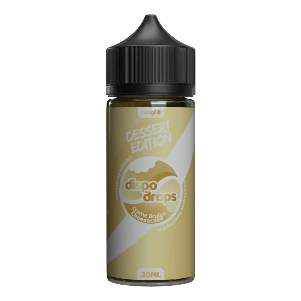 Dispo Drops Dessert Edition Flavour Shot | Long Fill | 30ml in 120ml Bottle