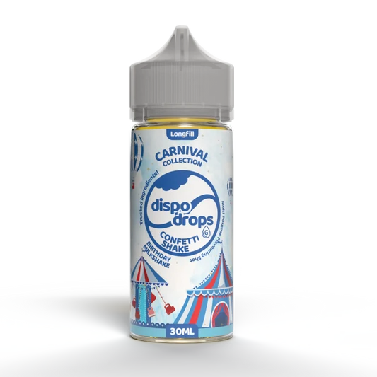 Dispo Drops Carnival Collection Flavour Shots | Long Fill | 30ml in 120ml