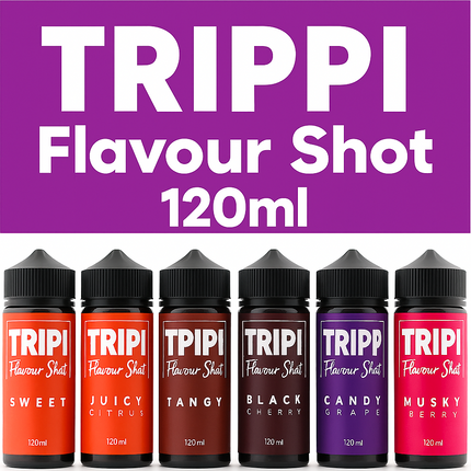 TRIPPI Longfill Flavour Shot | Long Fill | 30ml in 120ml Bottle