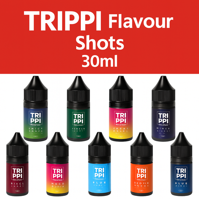 TRIPPI Salt/MTL Flavour Shots | Salts/MTL | Long Fills | 15ml in 30ml Bottle