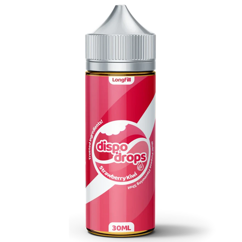 Dispo Drops - Strawberry Kiwi | Long Fill Combo 120ml