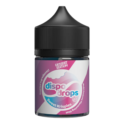 Dispo Drops Dessert Edition Salt/MTL Flavour Shot | Long Fill | 30ml in 60ml Bottle