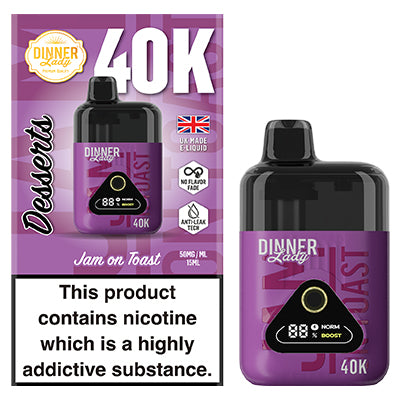 Dinner Lady Dessert - 40K Puff Disposable | 5% Nic Salt