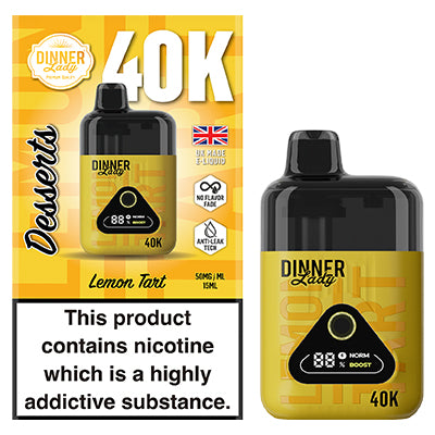 Dinner Lady Dessert - 40K Puff Disposable | 5% Nic Salt