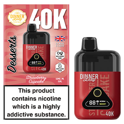 Dinner Lady Dessert - 40K Puff Disposable | 5% Nic Salt