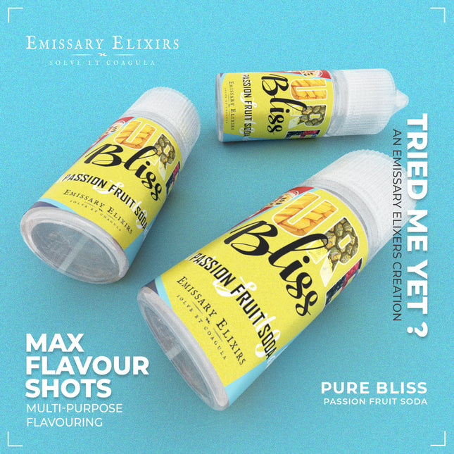 PURE Bliss Max Flavour Shot | Salt/MTL | Long Fill | 15ml in 30ml Bottle