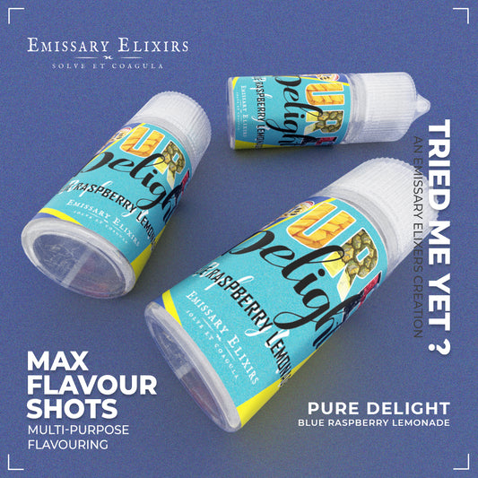 PURE Delight Max Flavour Shot | Salt/MTL | Long Fill | 15ml in 30ml Bottle