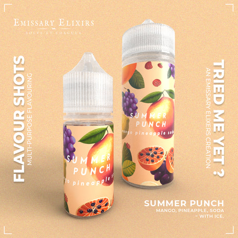 Summer Punch - Flavour Shot | Emissary Elixirs | Long Fill | Combo (No Nic)
