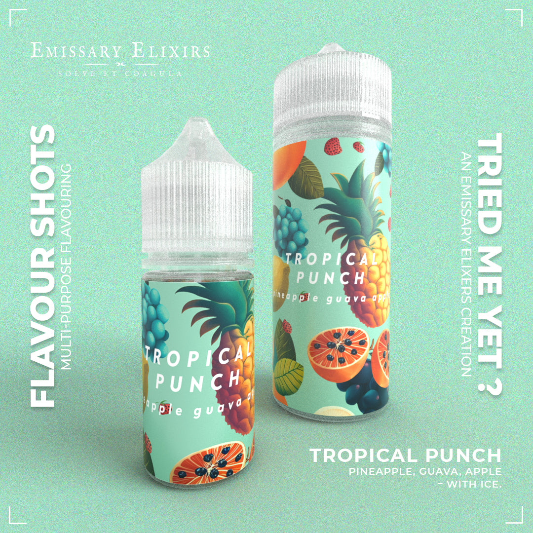Tropical Punch - Flavour Shot | Emissary Elixirs | Long Fill | Combo