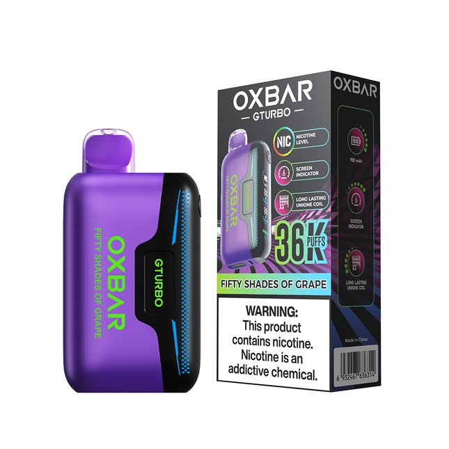 OXBAR - GTurbo 36K Puffs Disposable Pod Device | 5% Nic Salt