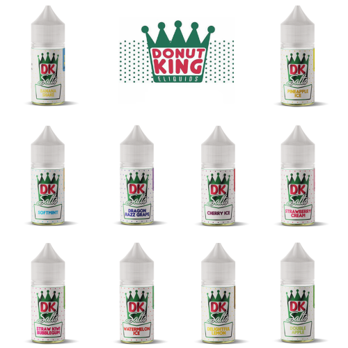 Donut King Salts Salt/MTL Flavour Shot | Salts/MTL | Long Fills | 15ml in 30ml Bottle