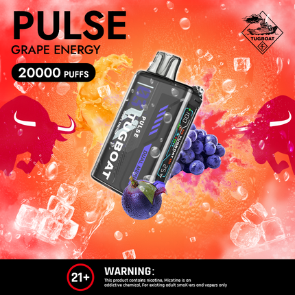 Tugboat Pulse 20k Puffs | 5% nic Salt | Disposable