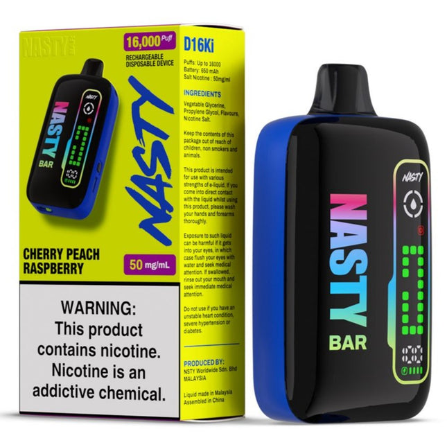 Nasty Bar 16000 Puff Disposable Vape | 5% Nic Salt