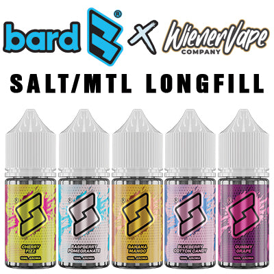 Bard X - Wiener Vape Salt/MTL Flavour Shots | Salts/MTL | 15ml in 30ml Bottle