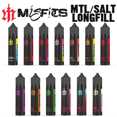 Misfits Salts/MTL Flavour Shots | Salts/MTL Longfills | 30ml in 60ml Bottle