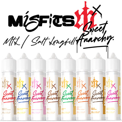 Misfits Dessert Longfill Vape Juice Flavour Shots | 60ml