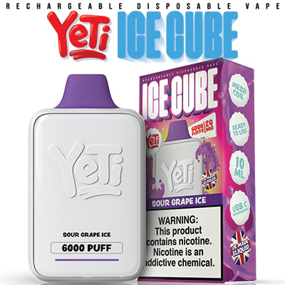 Yeti Ice Cube 6000 puff | 2 & 5% Nic Salt