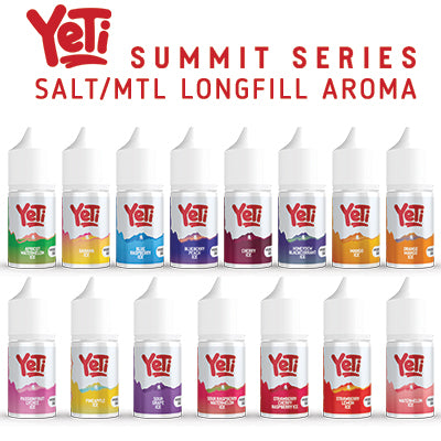 YETI Summit Series - Longfill Flavour Shots | Salts/MTL | 15ml in 30ml Bottle