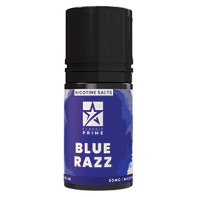 Classic Prime - Blue Razz | Nic Salts | 35mg & 50mg | 30ml – The Vape ...